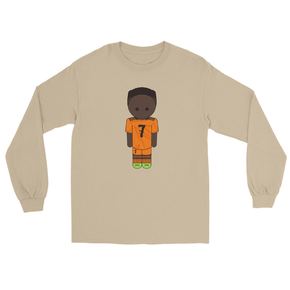 Vini Orange Men’s Long Sleeve Shirt