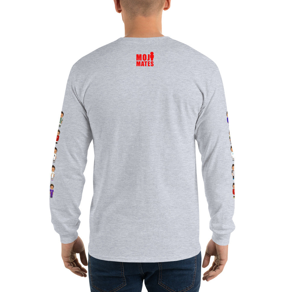 Moji Mates Ronaldo Down the Sleeves Men’s Long Sleeve Shirt
