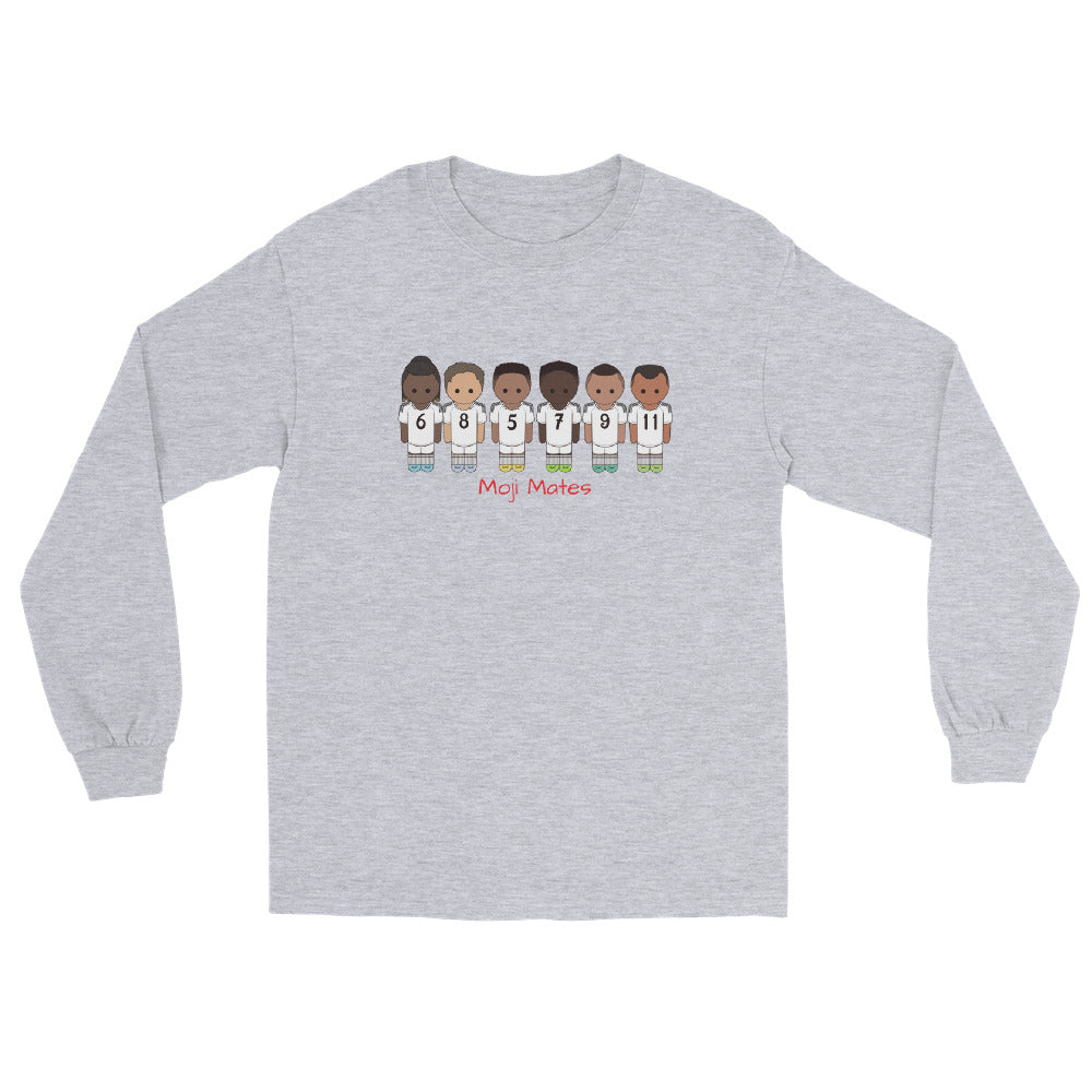 Real Madrid Vini-Camavinga-Fede-Jude-Rodrygo-Mbappe Men’s Long Sleeve Shirt