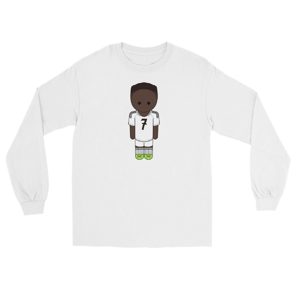 Vini White Men’s Long Sleeve Shirt