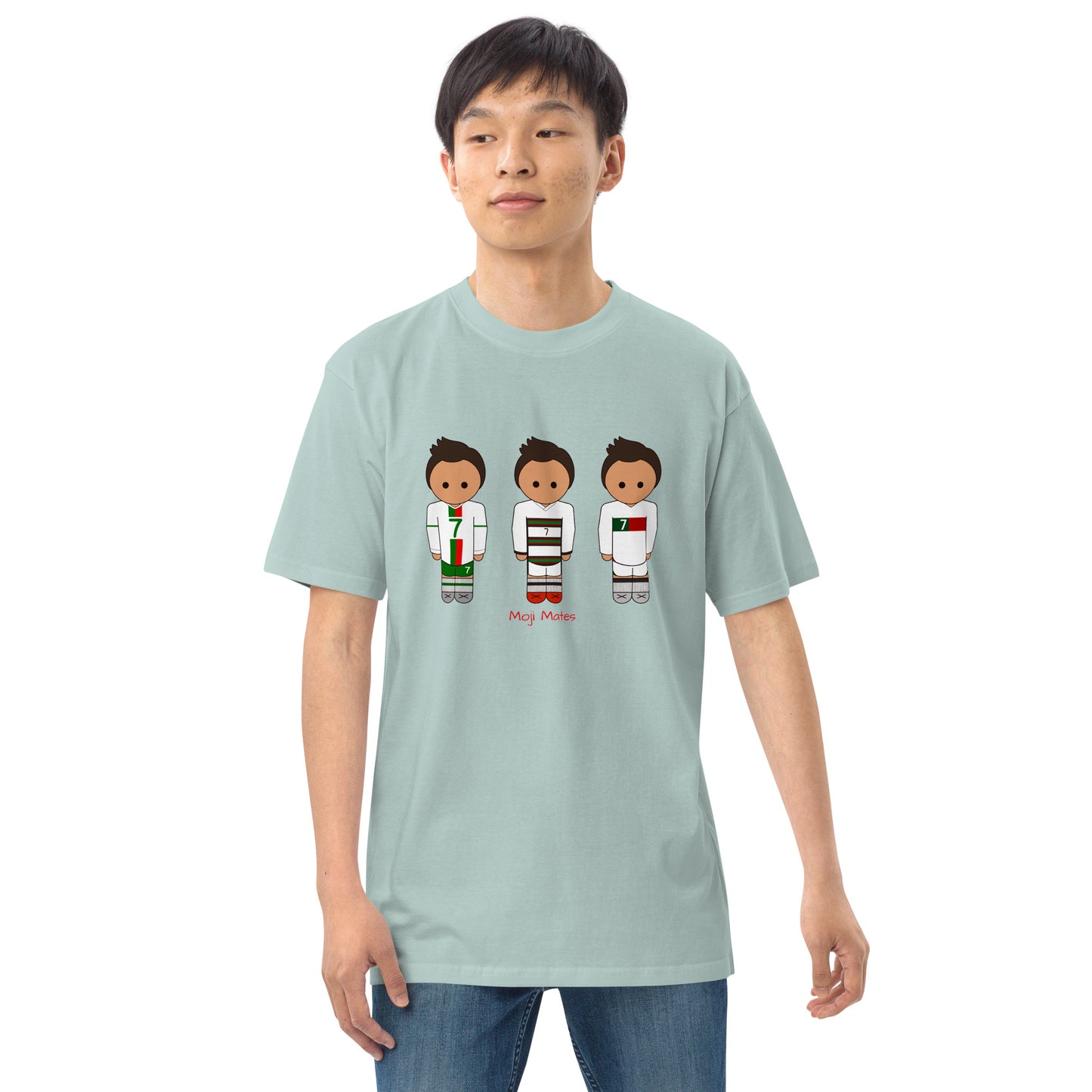 Ronaldo Portugal Away Kit Men’s premium heavyweight tee