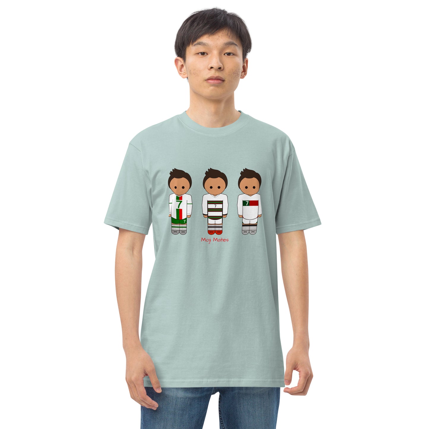 Ronaldo Portugal Away Kit Men’s premium heavyweight tee