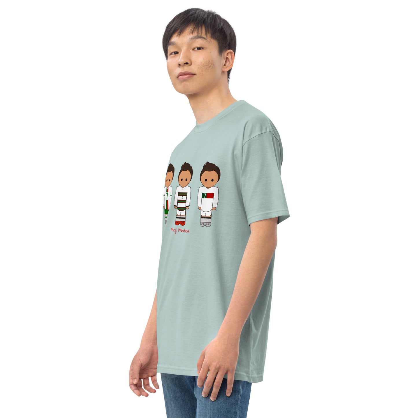 Ronaldo Portugal Away Kit Men’s premium heavyweight tee