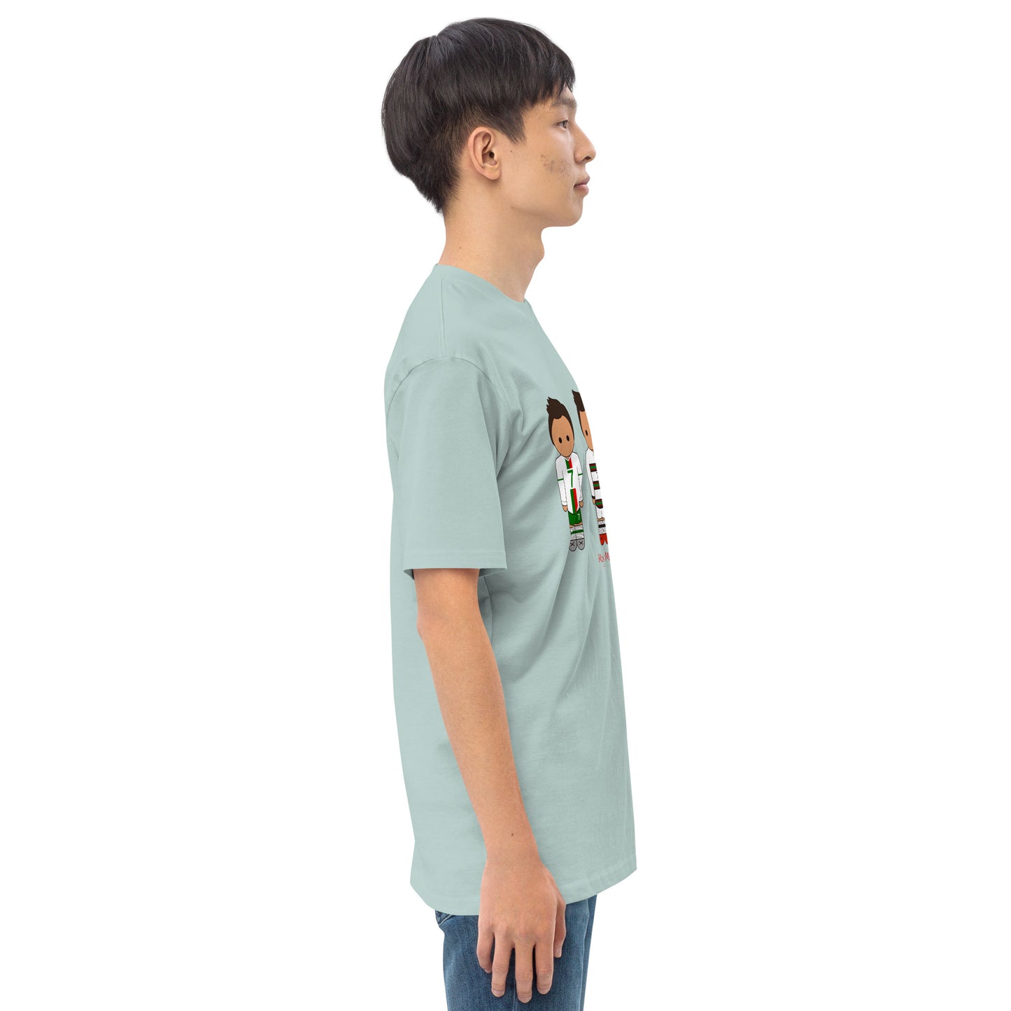 Ronaldo Portugal Away Kit Men’s premium heavyweight tee