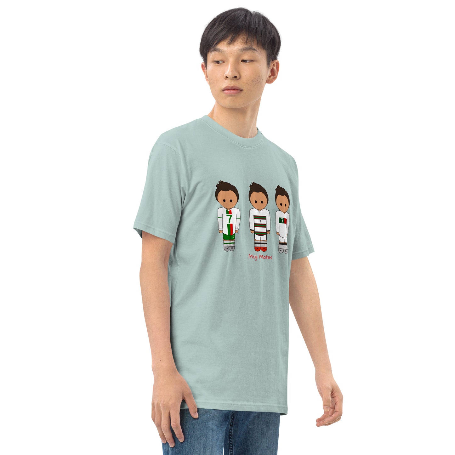 Ronaldo Portugal Away Kit Men’s premium heavyweight tee