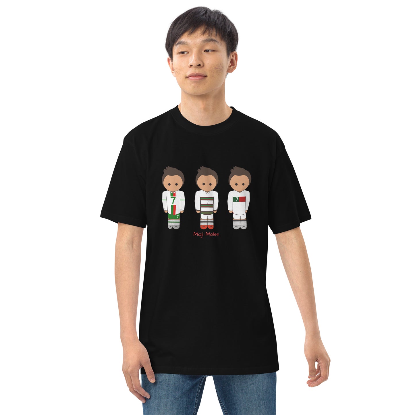 Ronaldo Portugal Away Kit Men’s premium heavyweight tee
