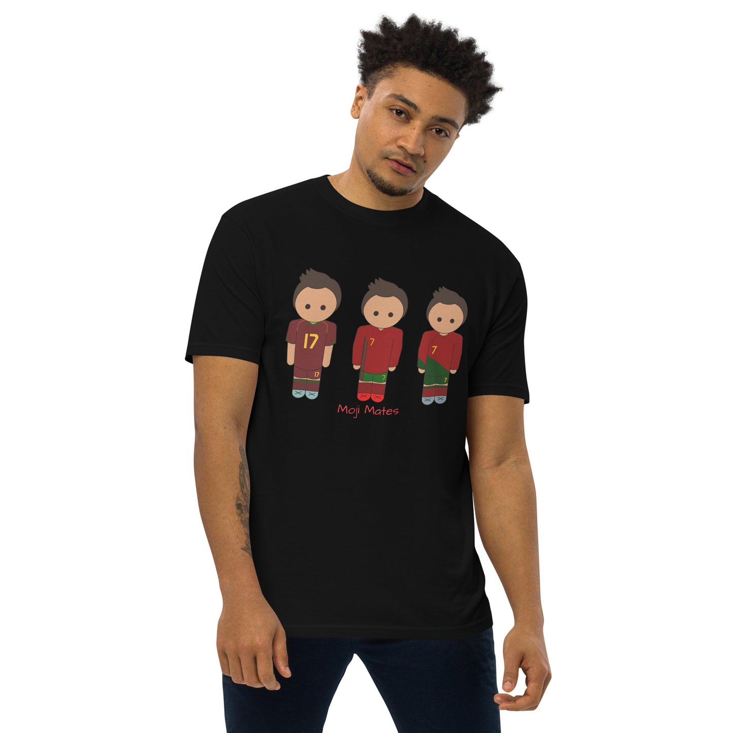 Ronaldo Portugal Home Kits Men’s premium heavyweight tee