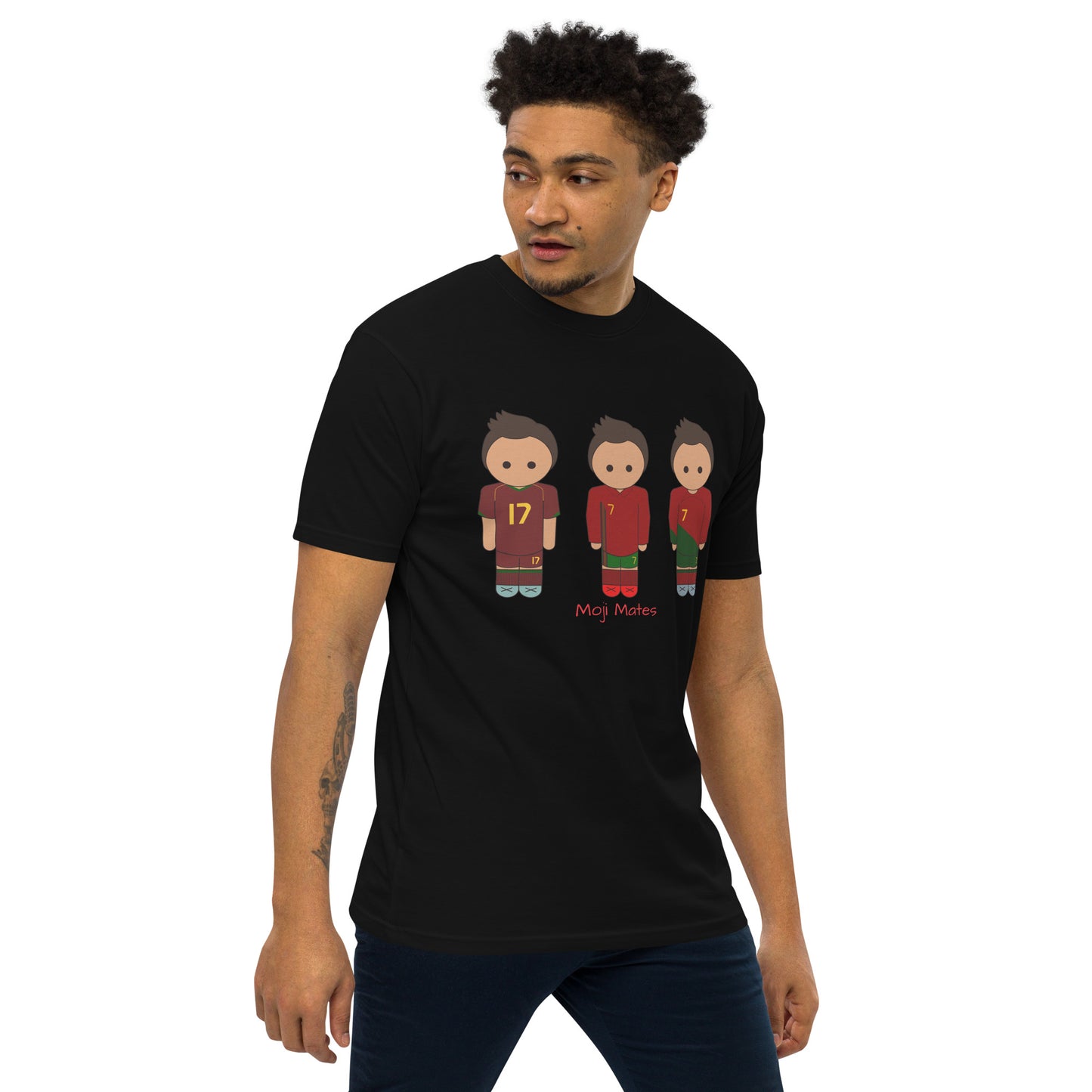 Ronaldo Portugal Home Kits Men’s premium heavyweight tee