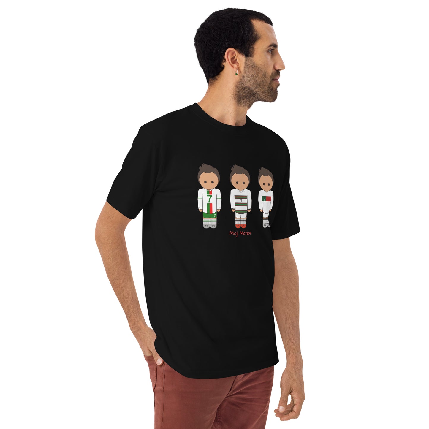 Ronaldo Portugal Away Kit Men’s premium heavyweight tee