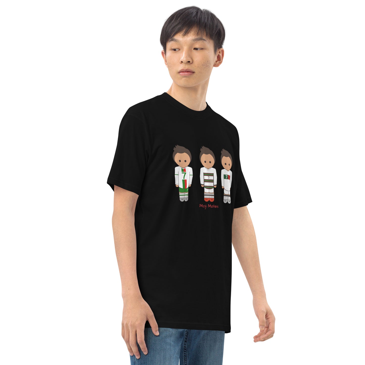Ronaldo Portugal Away Kit Men’s premium heavyweight tee
