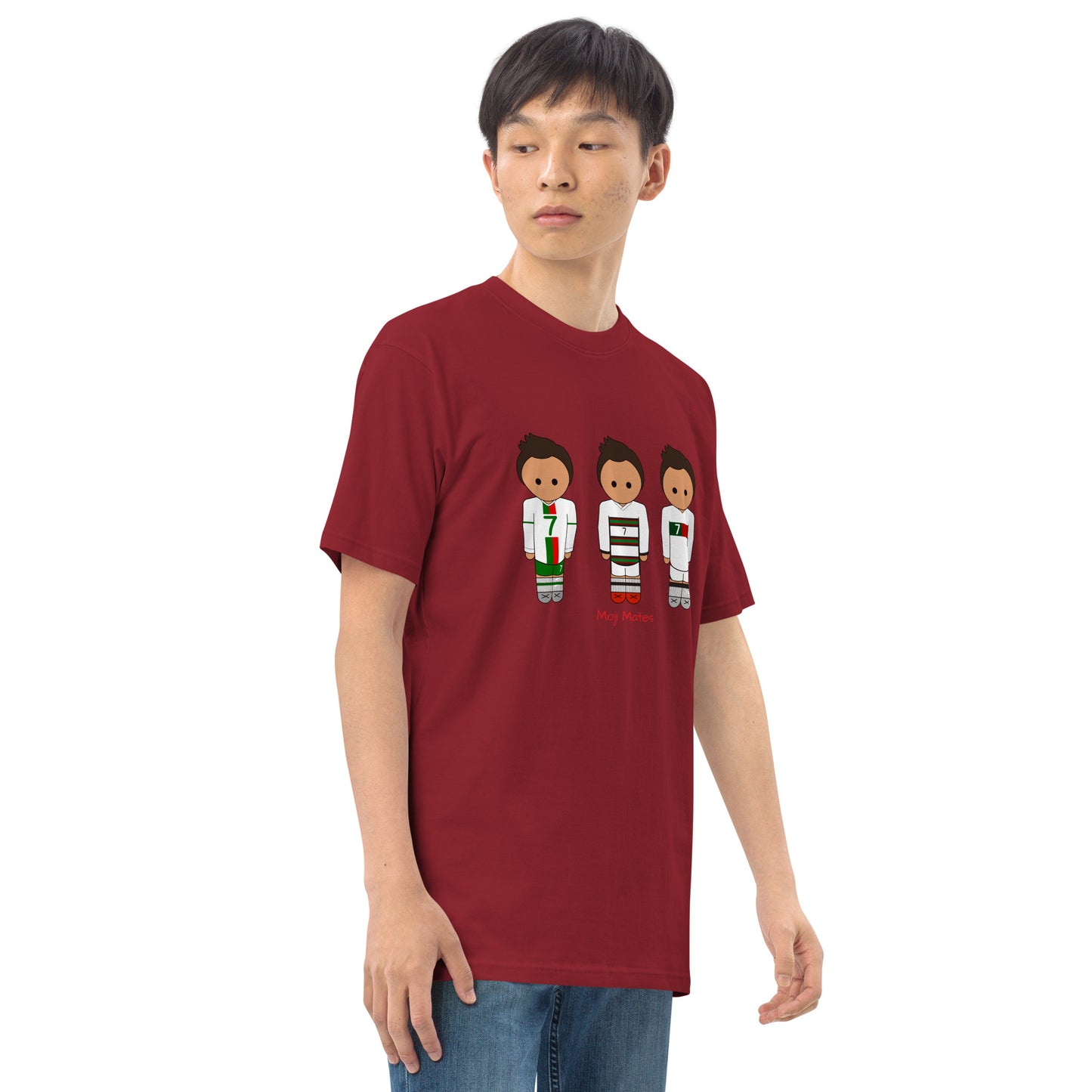 Ronaldo Portugal Away Kit Men’s premium heavyweight tee