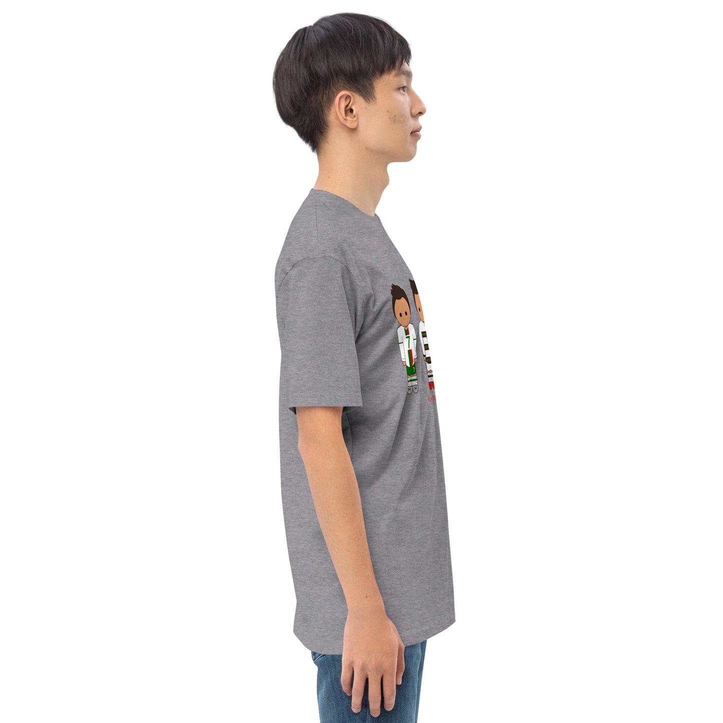 Ronaldo Portugal Away Kit Men’s premium heavyweight tee