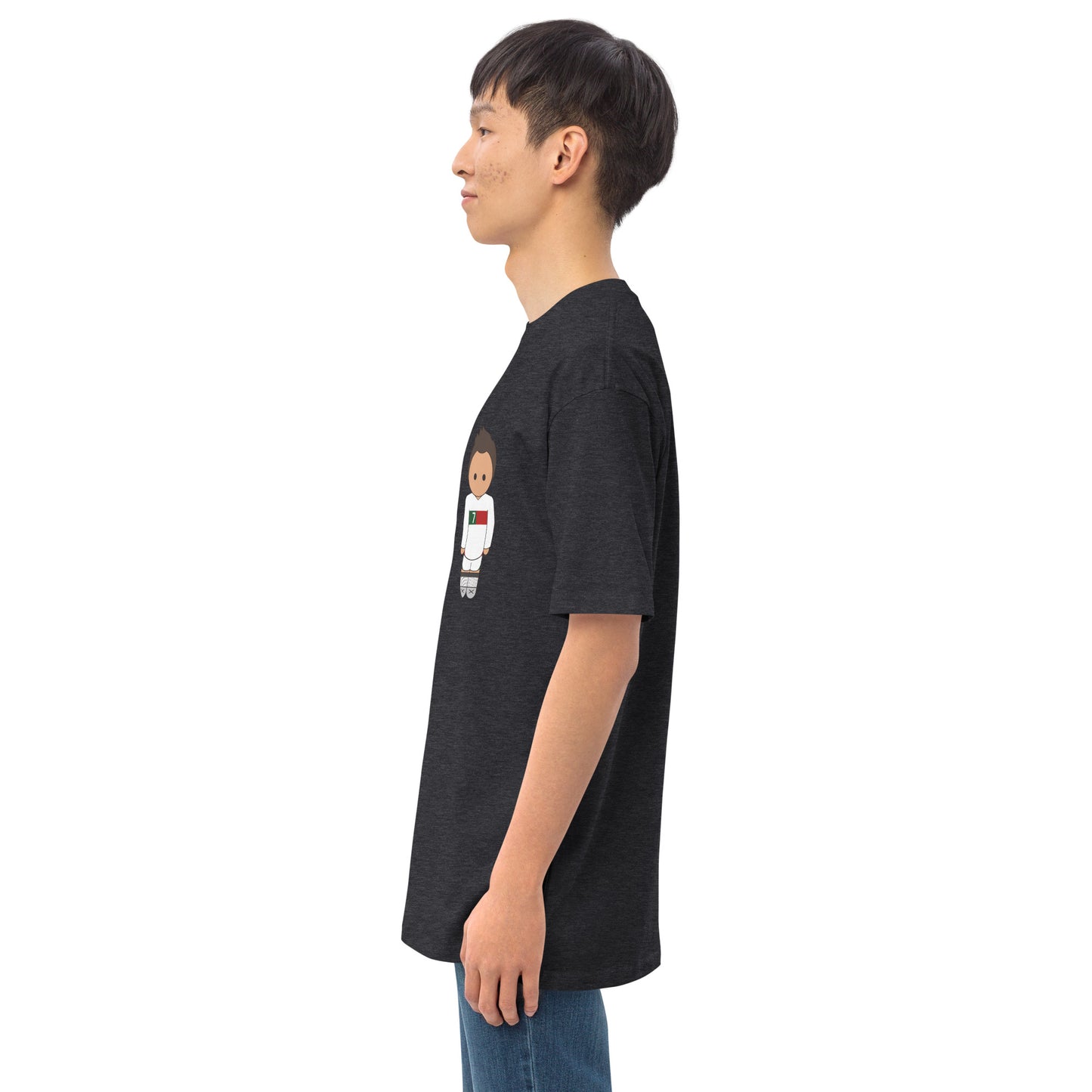 Ronaldo Portugal Away Kit Men’s premium heavyweight tee