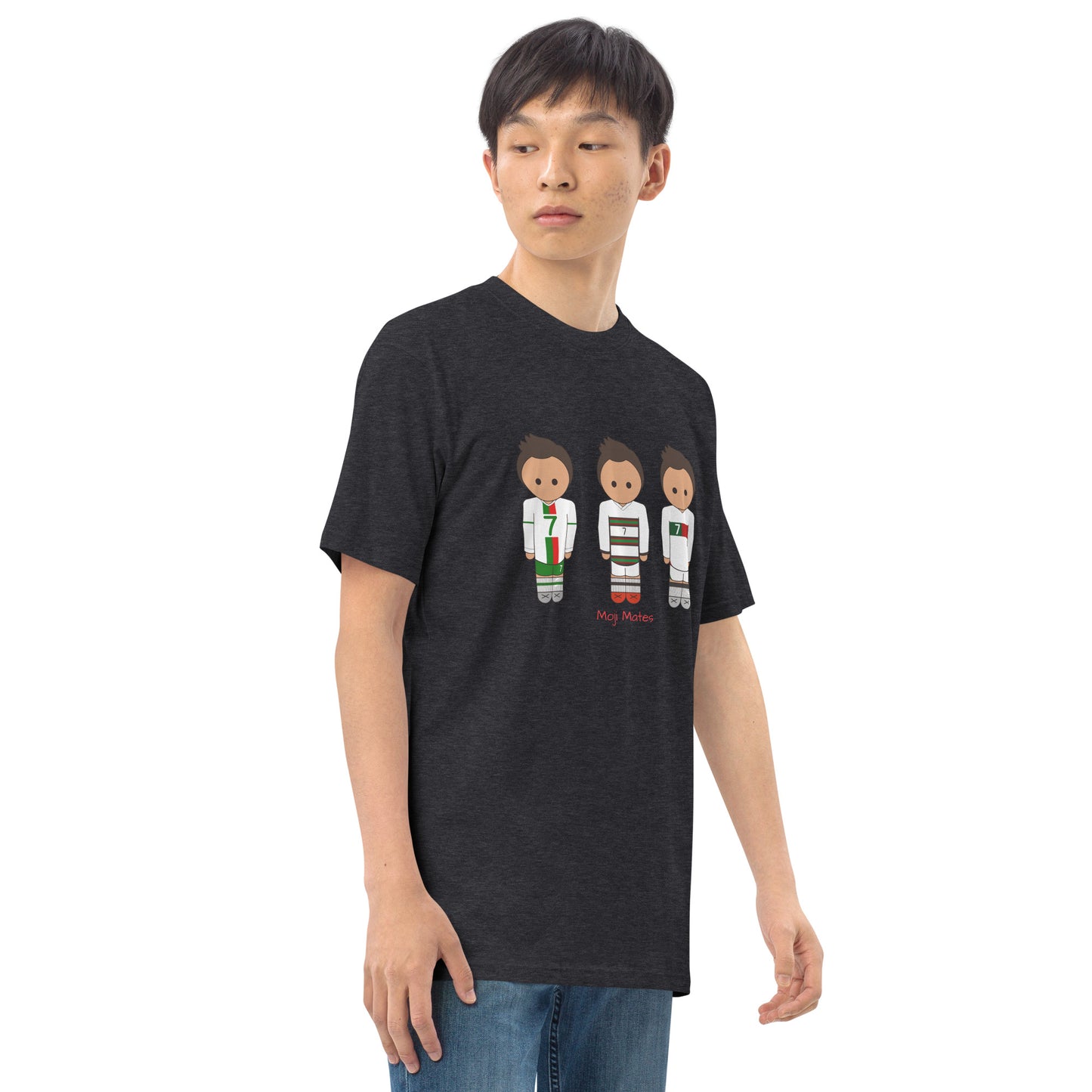 Ronaldo Portugal Away Kit Men’s premium heavyweight tee