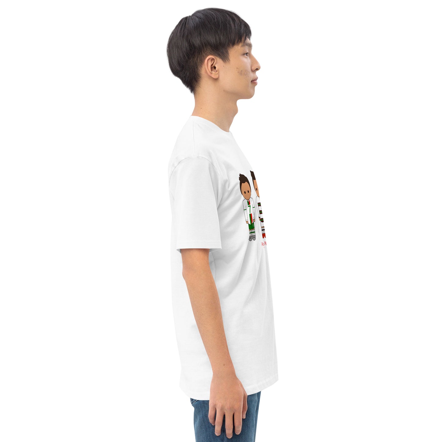 Ronaldo Portugal Away Kit Men’s premium heavyweight tee