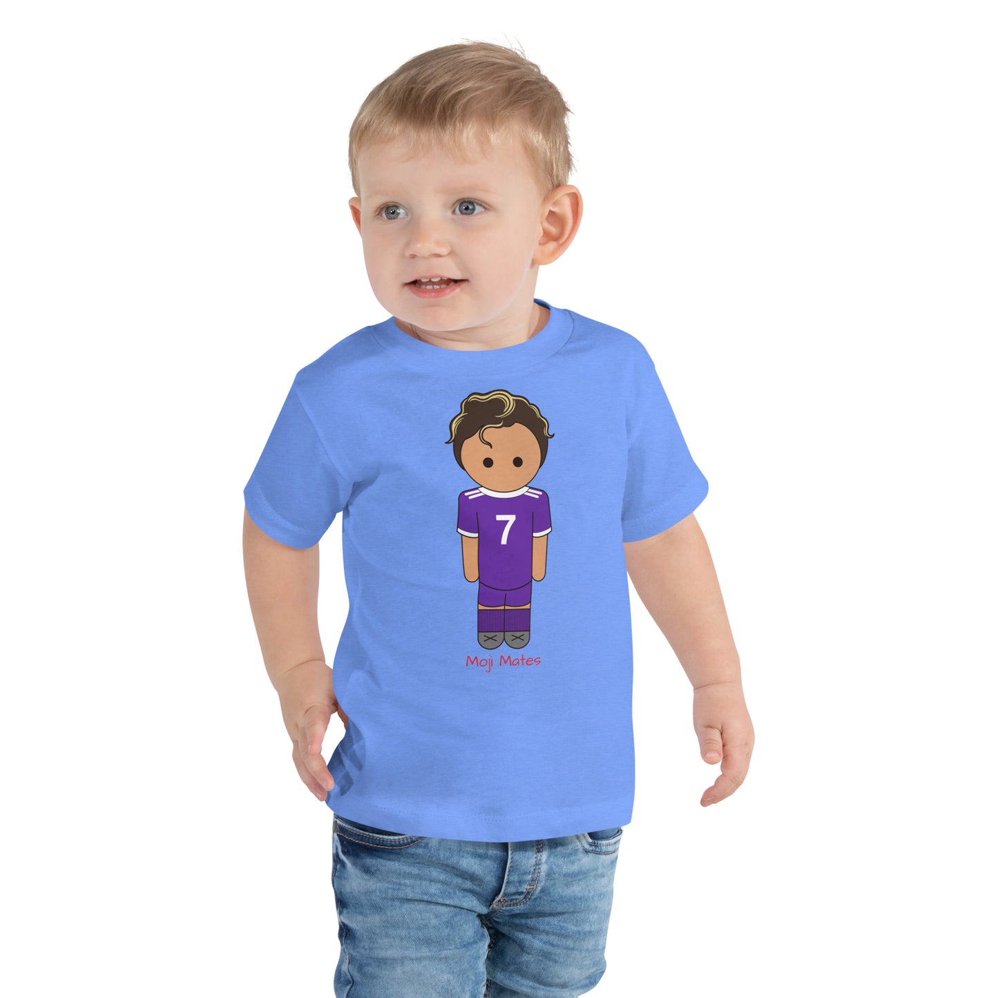 Ronaldo Noodle Hair Real Madrid Toddler Short Sleeve Tee