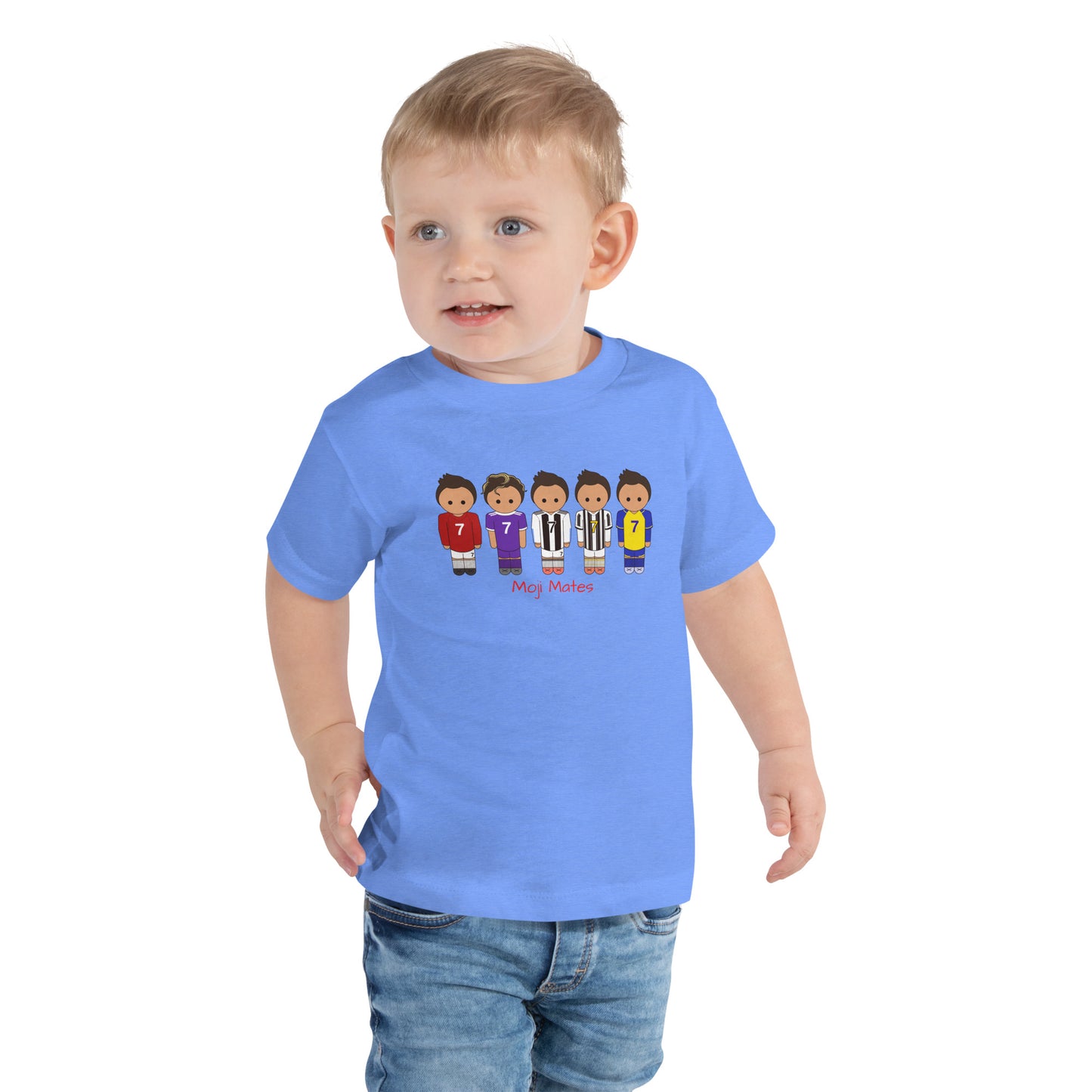 Ronaldo United-Real Madrid-Juventus-Al Nassr Toddler Short Sleeve Tee