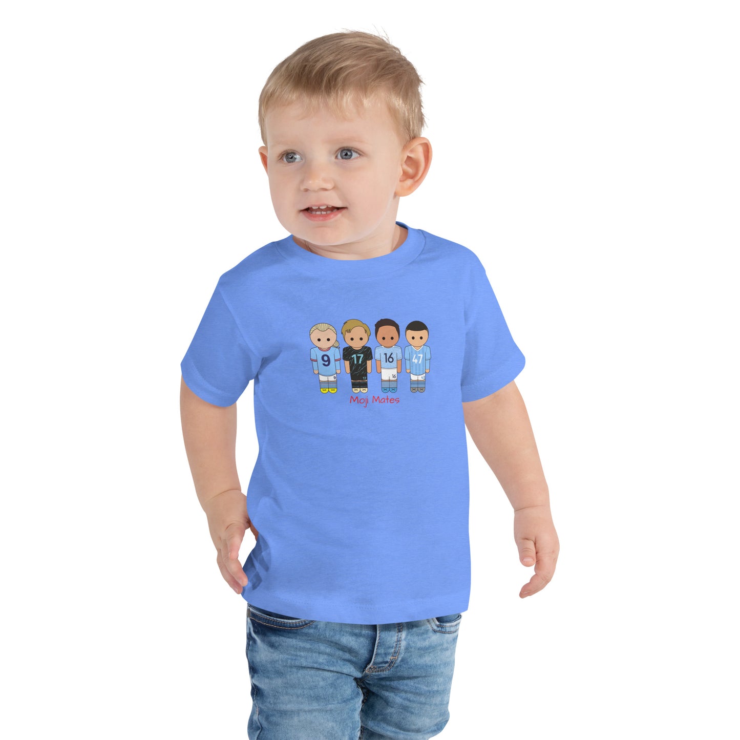 Manchester City Haaland-Foden-De Bruyne-Rodri Toddler Short Sleeve Tee