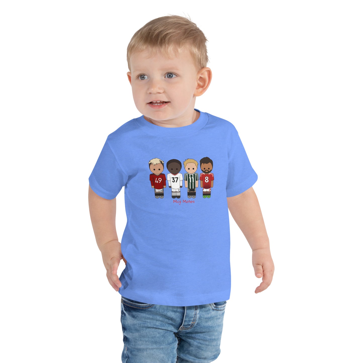 Manchester United Mainoo-Bruno-Hojlund-Garnacho Toddler Short Sleeve Tee