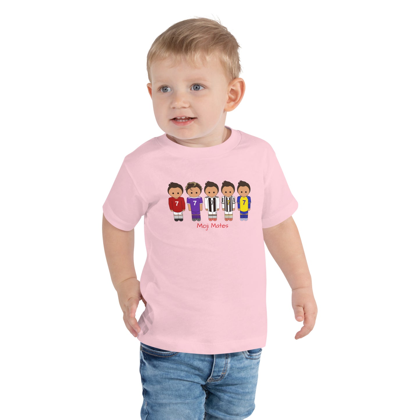 Ronaldo United-Real Madrid-Juventus-Al Nassr Toddler Short Sleeve Tee
