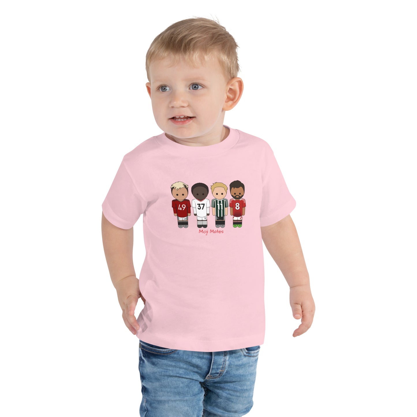 Manchester United Mainoo-Bruno-Hojlund-Garnacho Toddler Short Sleeve Tee
