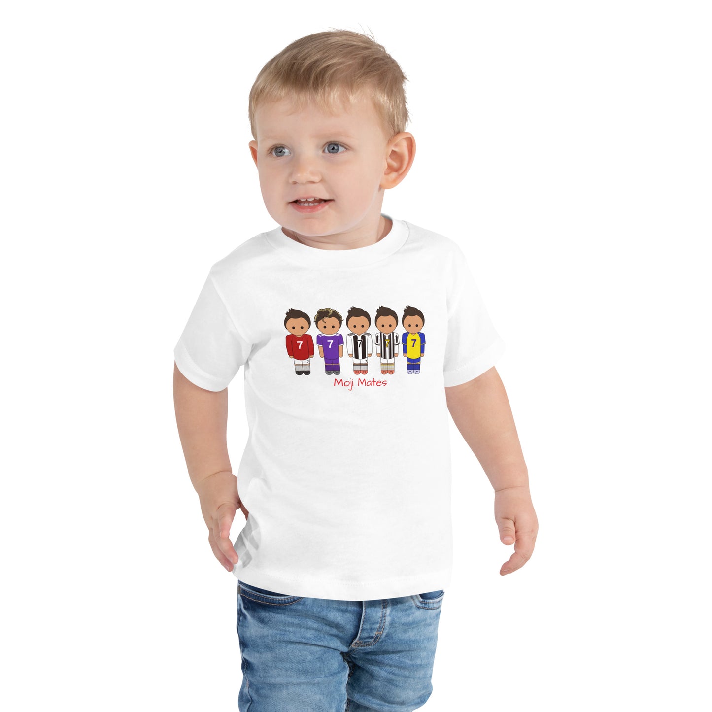 Ronaldo United-Real Madrid-Juventus-Al Nassr Toddler Short Sleeve Tee