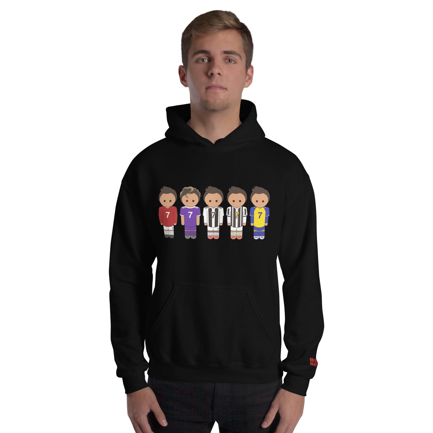 Ronaldo United-Real Madrid-Juventus-Al Nassr Unisex Hoodie
