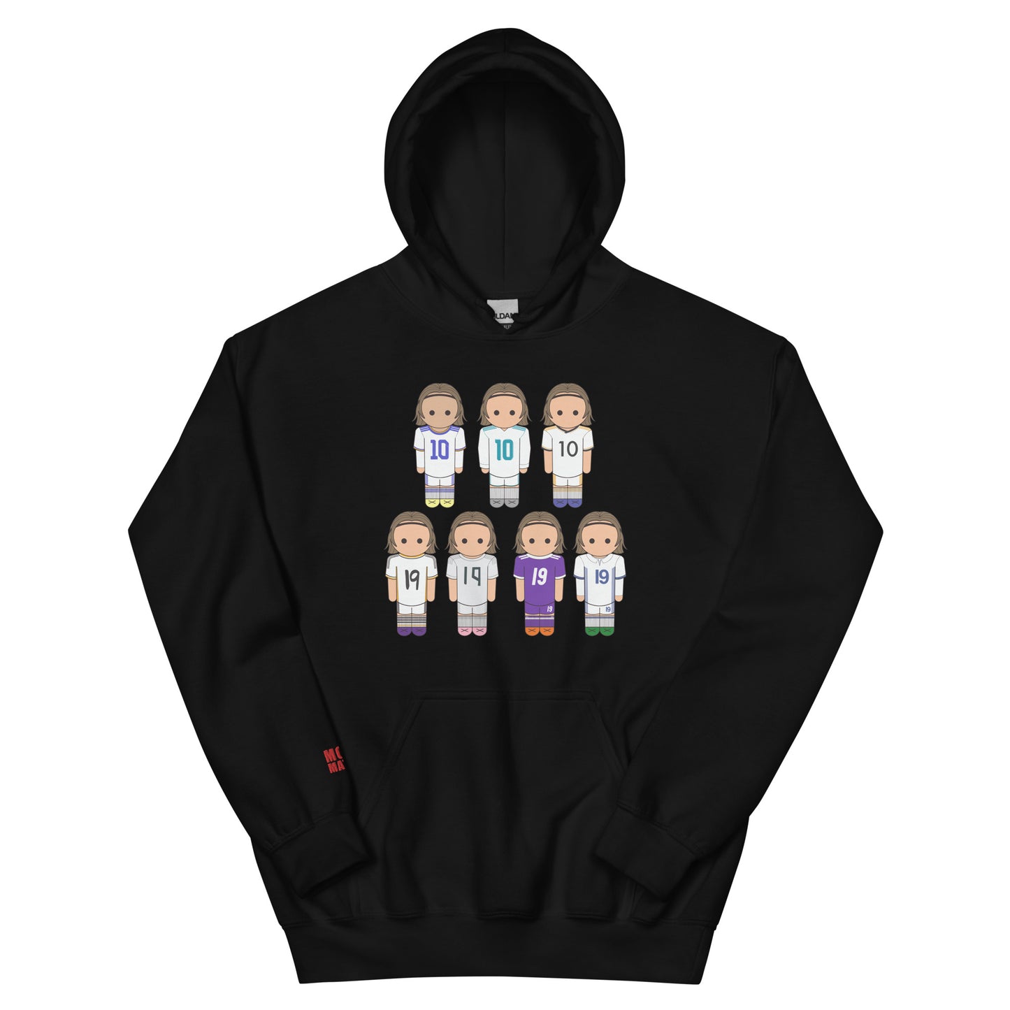 Luka Collage Stacked Unisex Hoodie