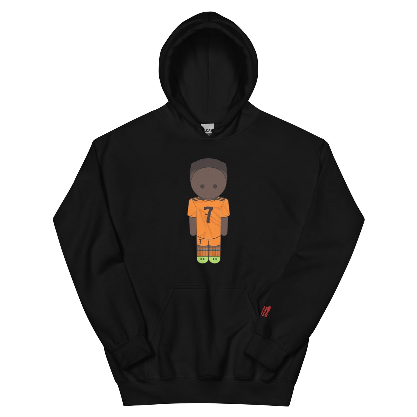Vini Orange Unisex Hoodie