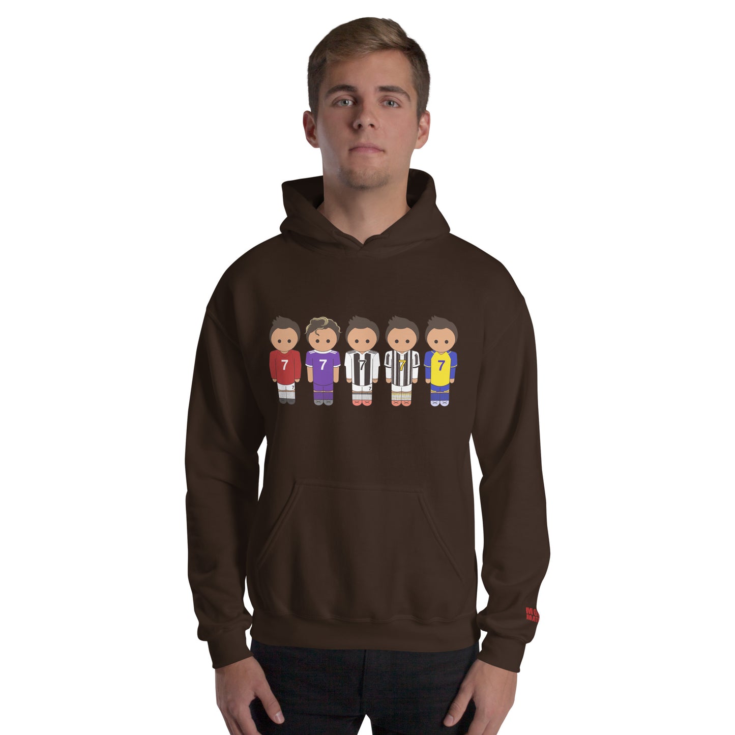 Ronaldo United-Real Madrid-Juventus-Al Nassr Unisex Hoodie