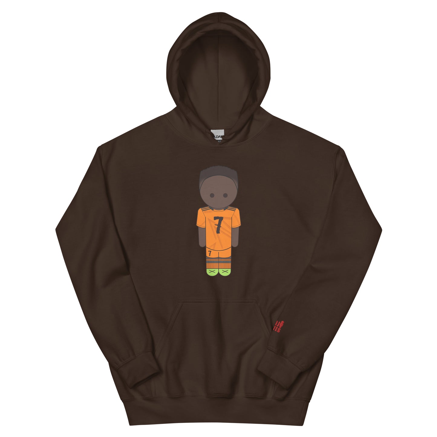 Vini Orange Unisex Hoodie