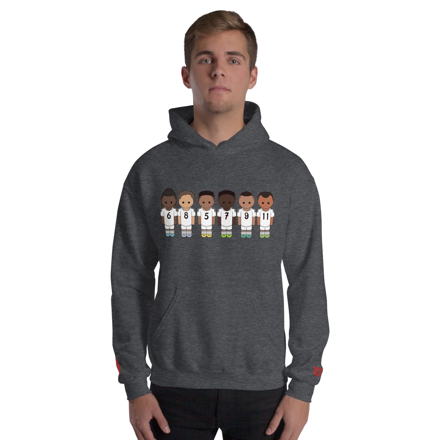 Real Madrid Vini-Camavinga-Fede-Jude-Rodrygo-Mbappe Unisex Hoodie