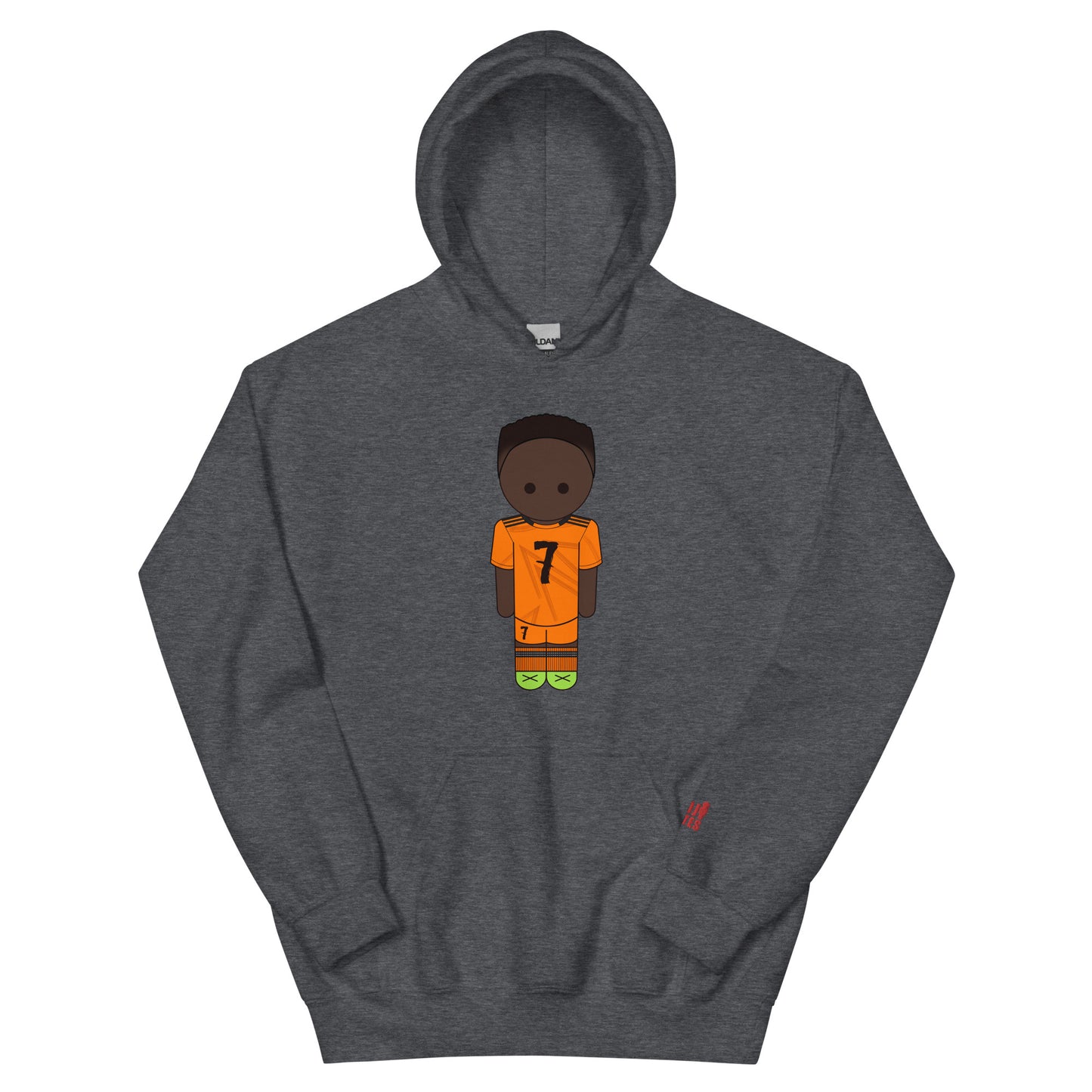 Vini Orange Unisex Hoodie