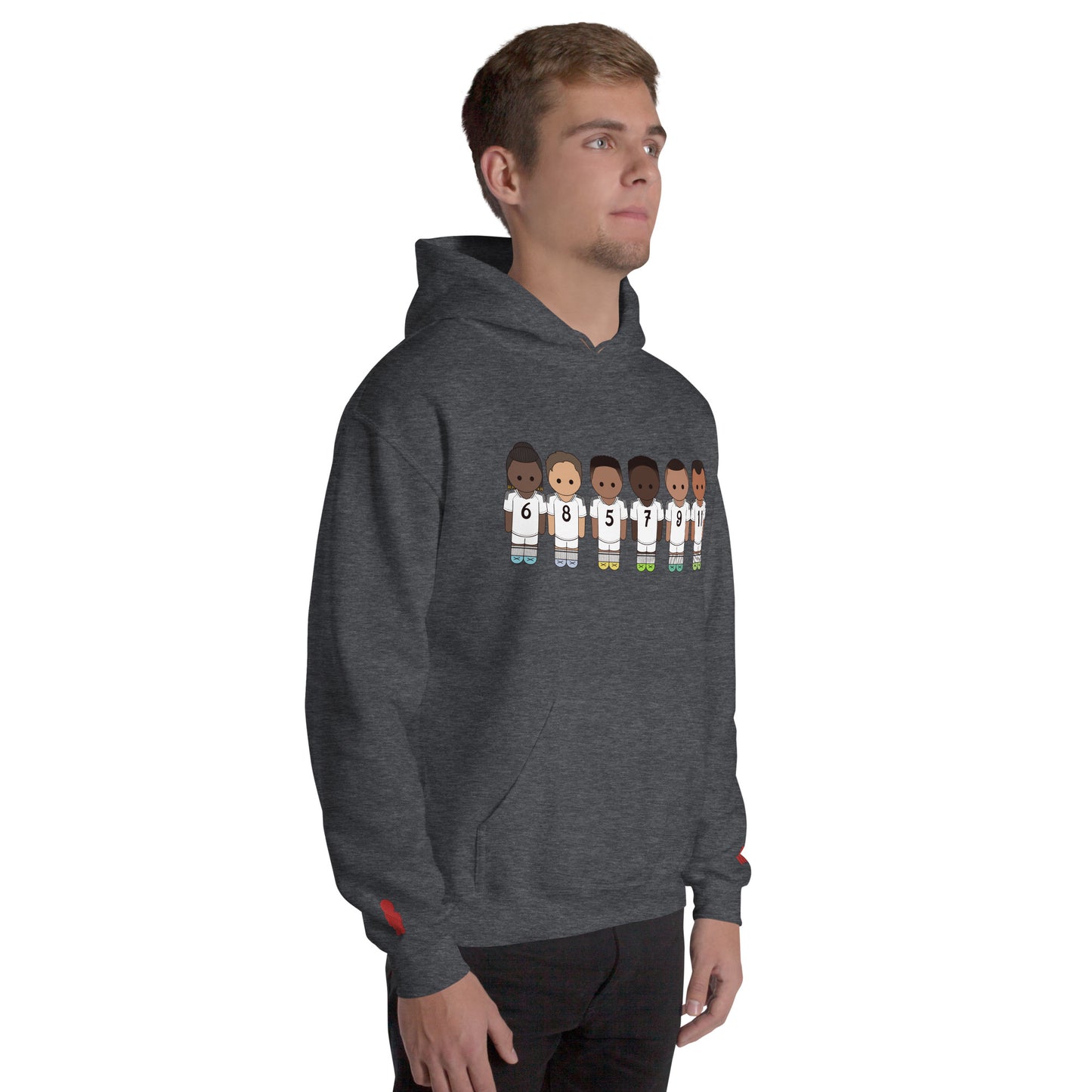 Real Madrid Vini-Camavinga-Fede-Jude-Rodrygo-Mbappe Unisex Hoodie