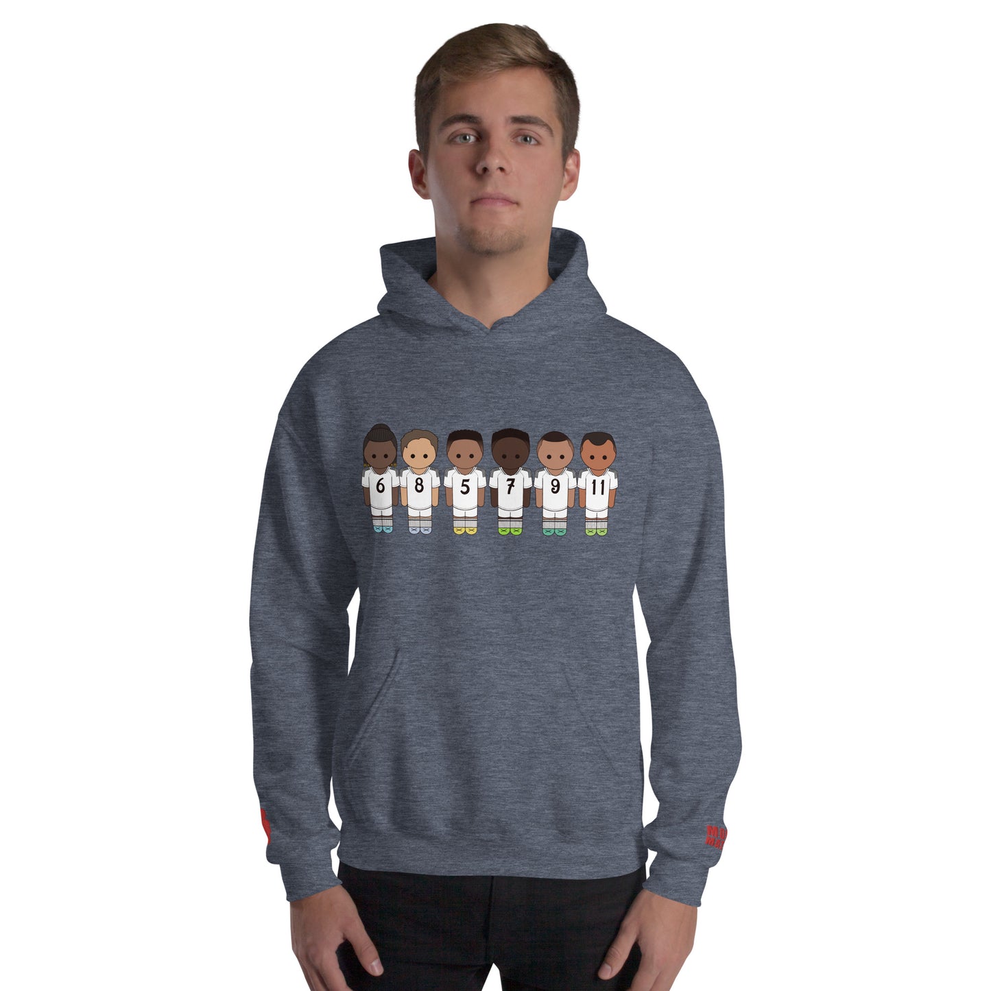Real Madrid Vini-Camavinga-Fede-Jude-Rodrygo-Mbappe Unisex Hoodie
