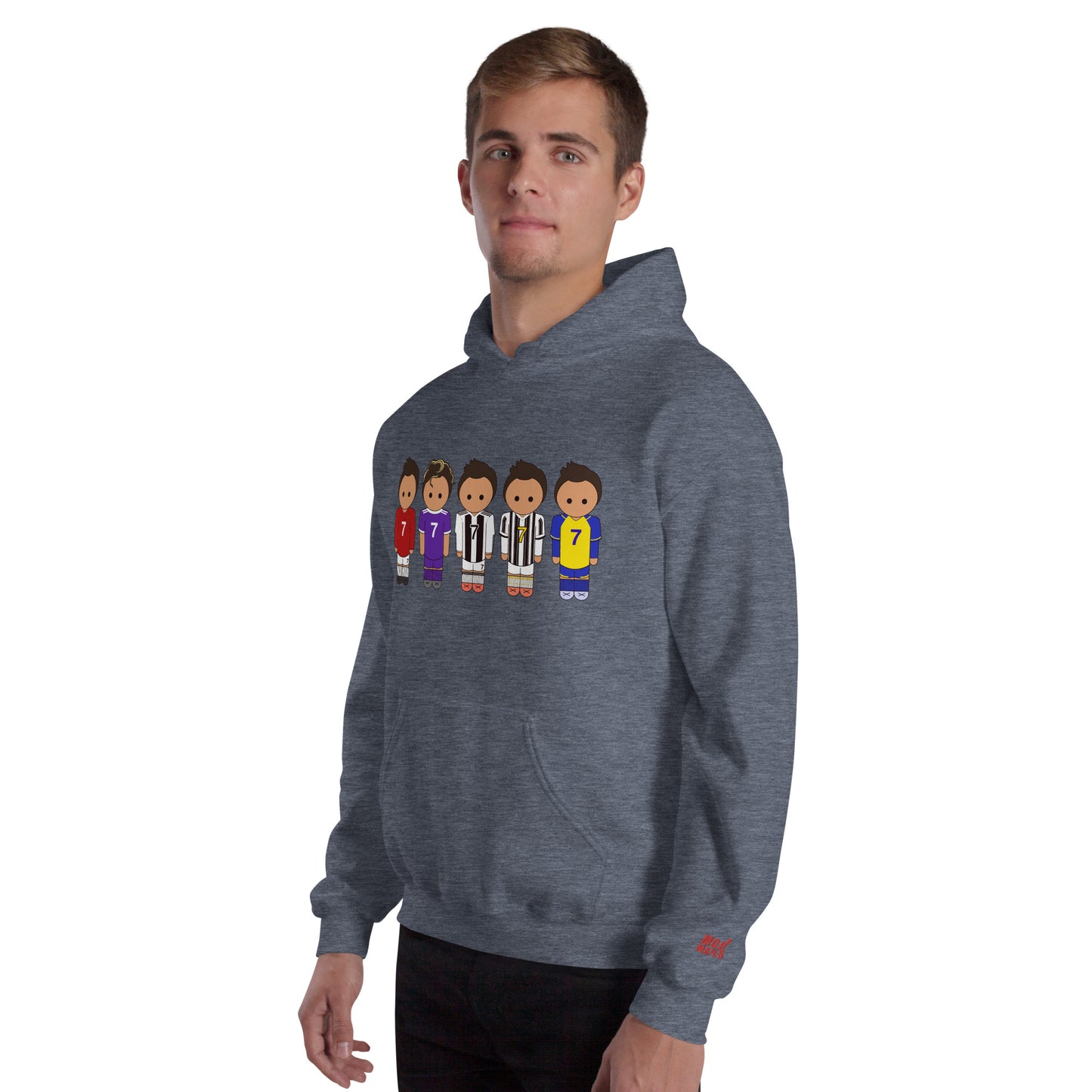Ronaldo United-Real Madrid-Juventus-Al Nassr Unisex Hoodie