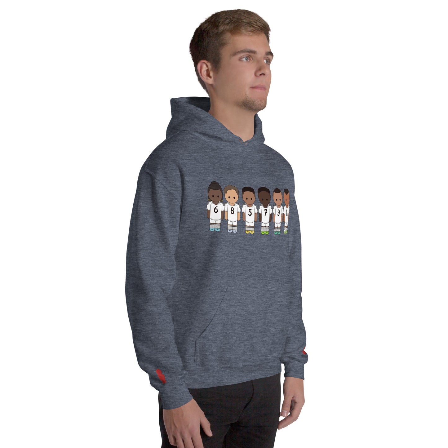 Real Madrid Vini-Camavinga-Fede-Jude-Rodrygo-Mbappe Unisex Hoodie