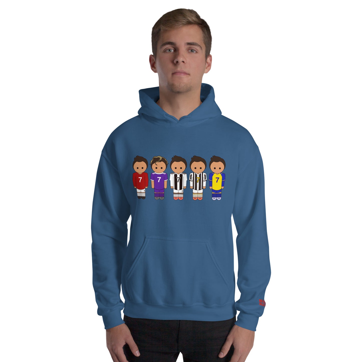 Ronaldo United-Real Madrid-Juventus-Al Nassr Unisex Hoodie