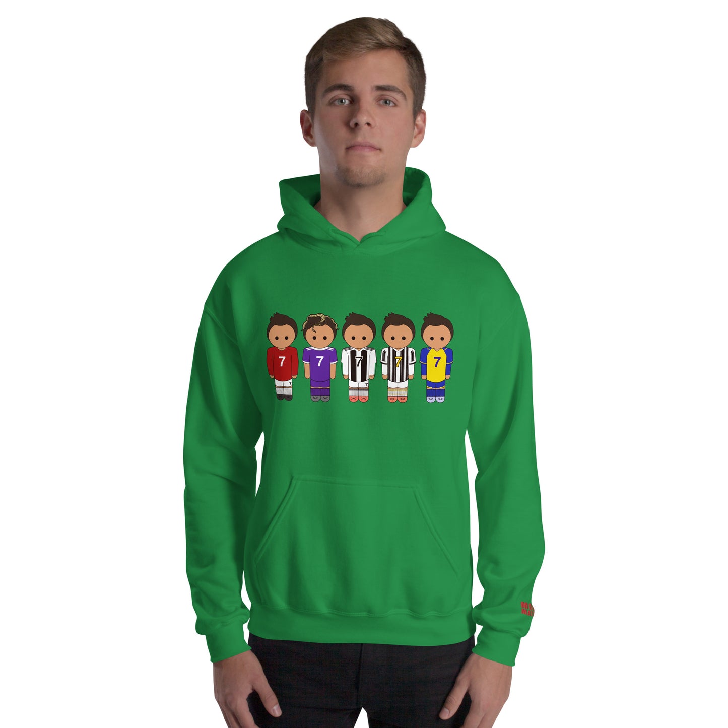 Ronaldo United-Real Madrid-Juventus-Al Nassr Unisex Hoodie