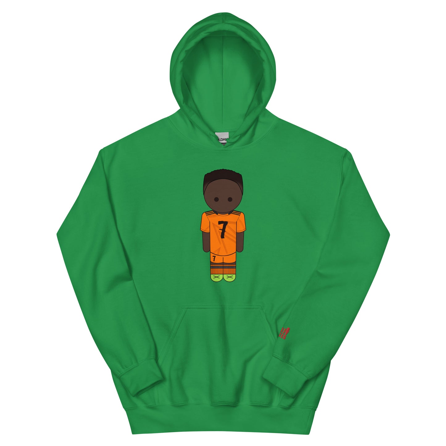 Vini Orange Unisex Hoodie
