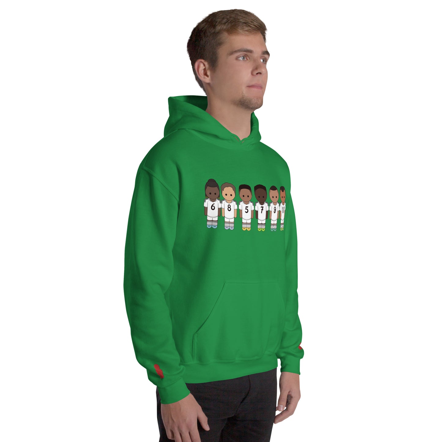 Real Madrid Vini-Camavinga-Fede-Jude-Rodrygo-Mbappe Unisex Hoodie