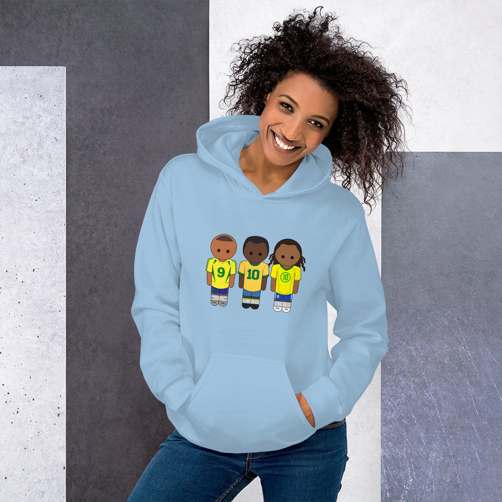 R9-Pele-Ronaldihno Unisex Hoodie