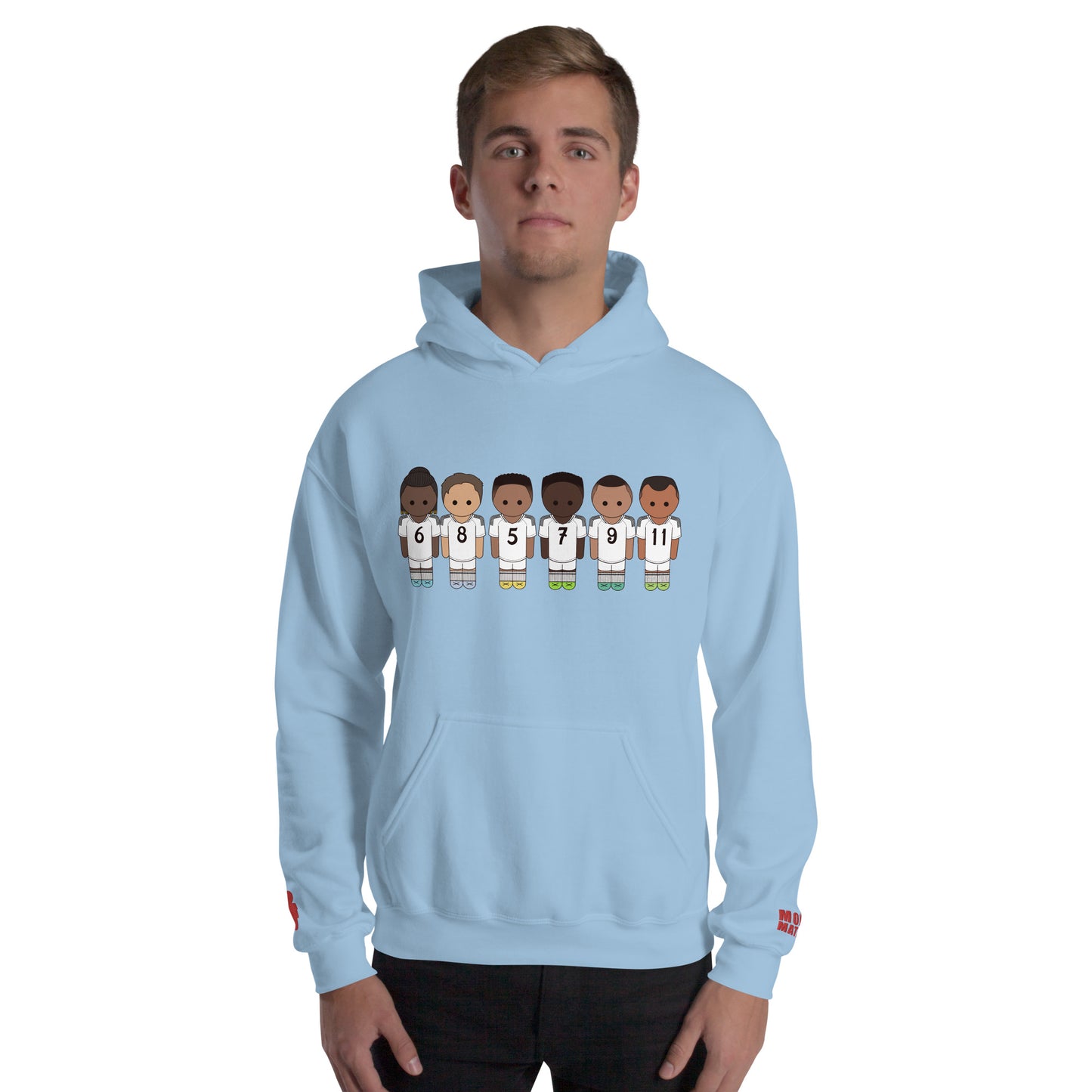 Real Madrid Vini-Camavinga-Fede-Jude-Rodrygo-Mbappe Unisex Hoodie