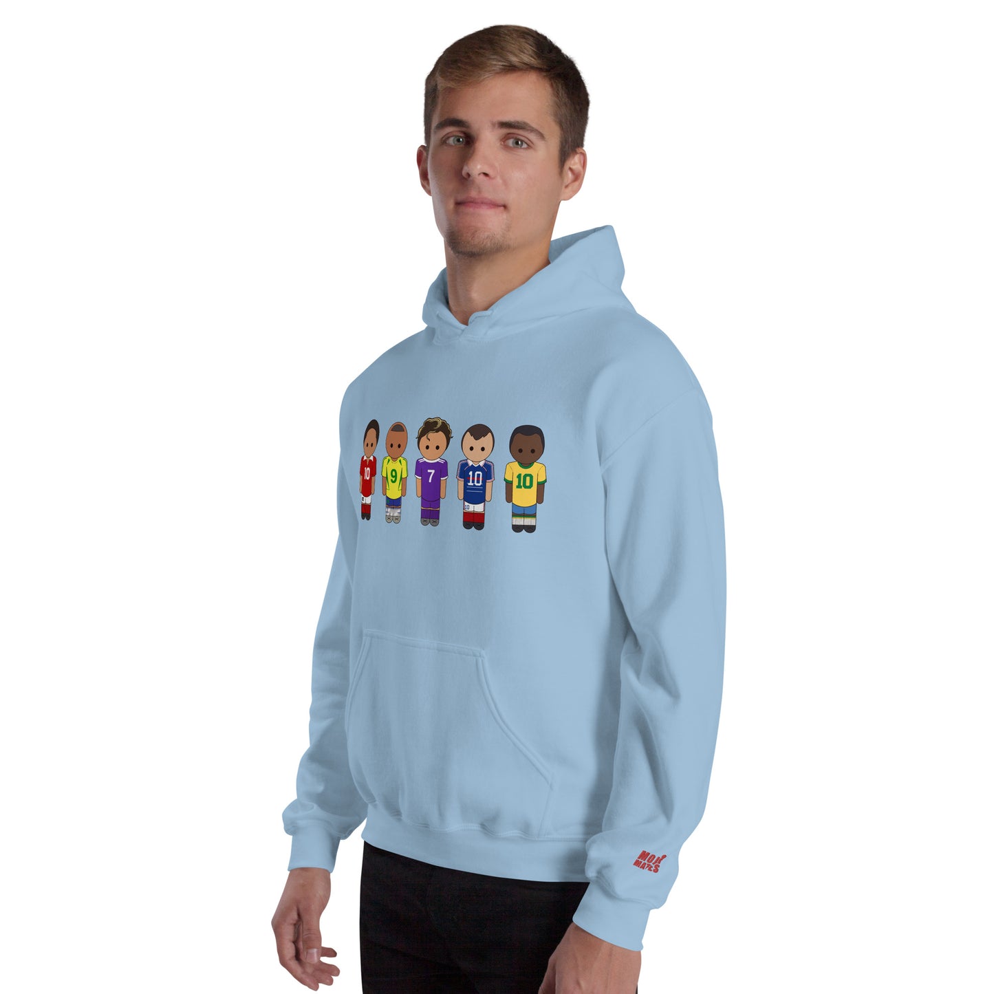 Legends of the Game Eusebio Ronaldo Pele R9 Zidane Unisex Hoodie