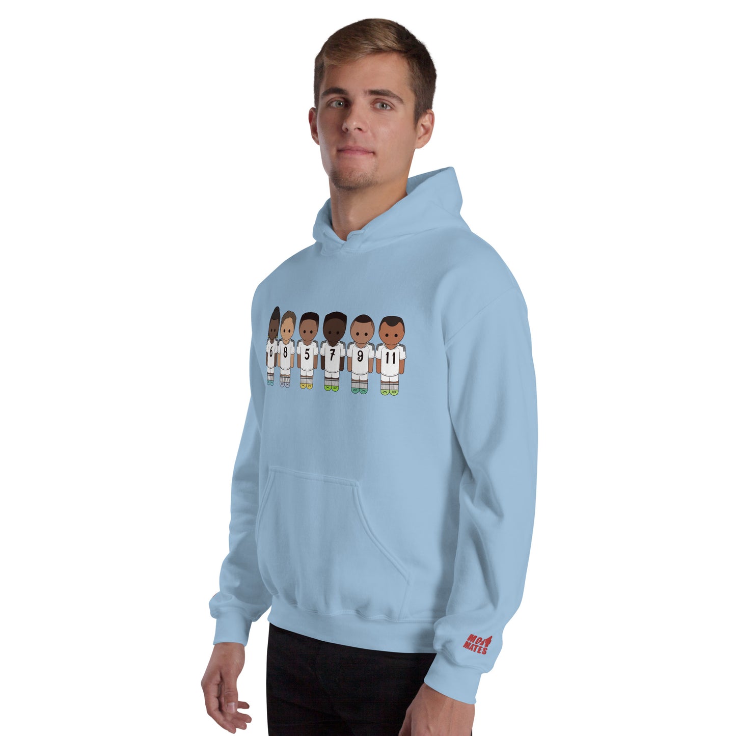 Real Madrid Vini-Camavinga-Fede-Jude-Rodrygo-Mbappe Unisex Hoodie
