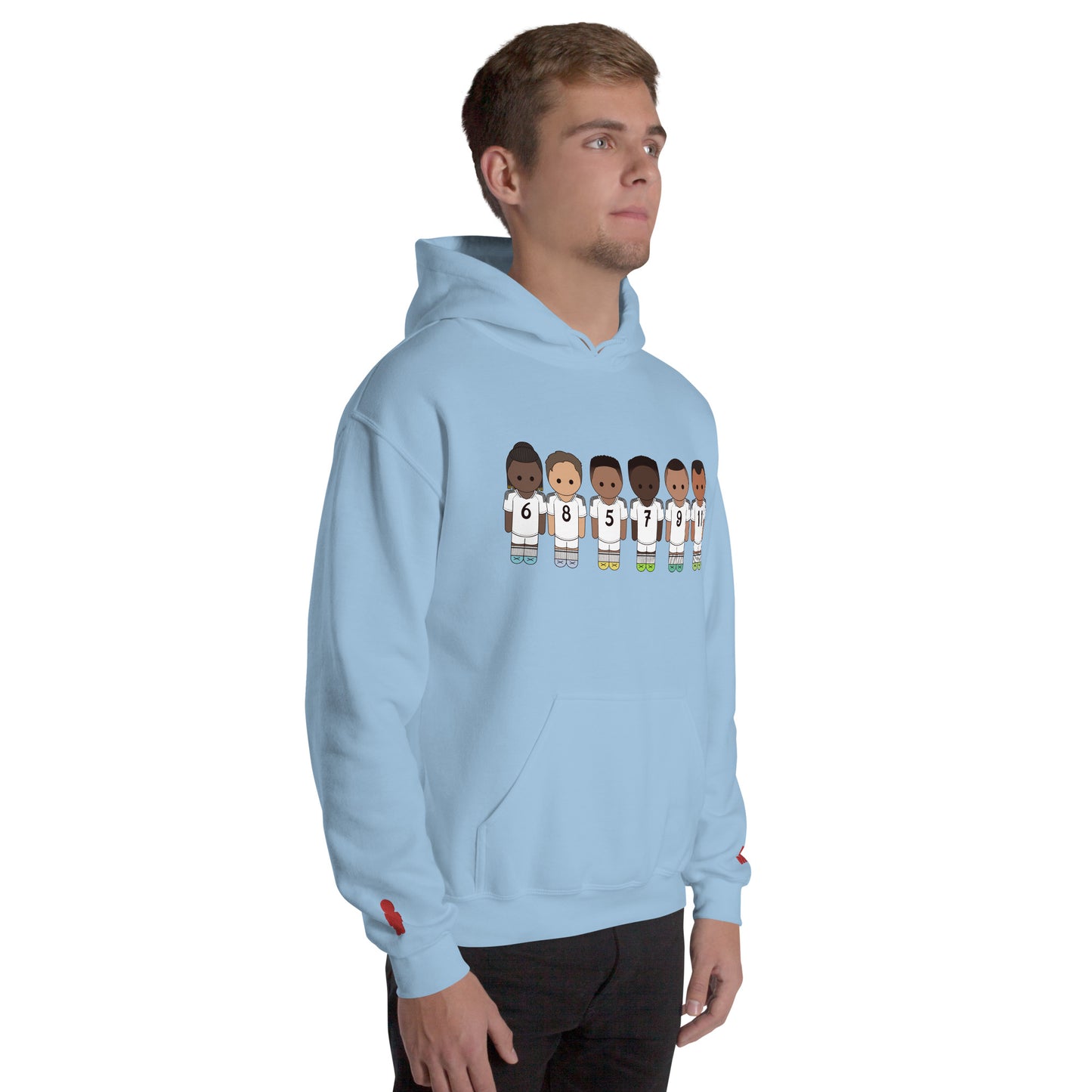 Real Madrid Vini-Camavinga-Fede-Jude-Rodrygo-Mbappe Unisex Hoodie