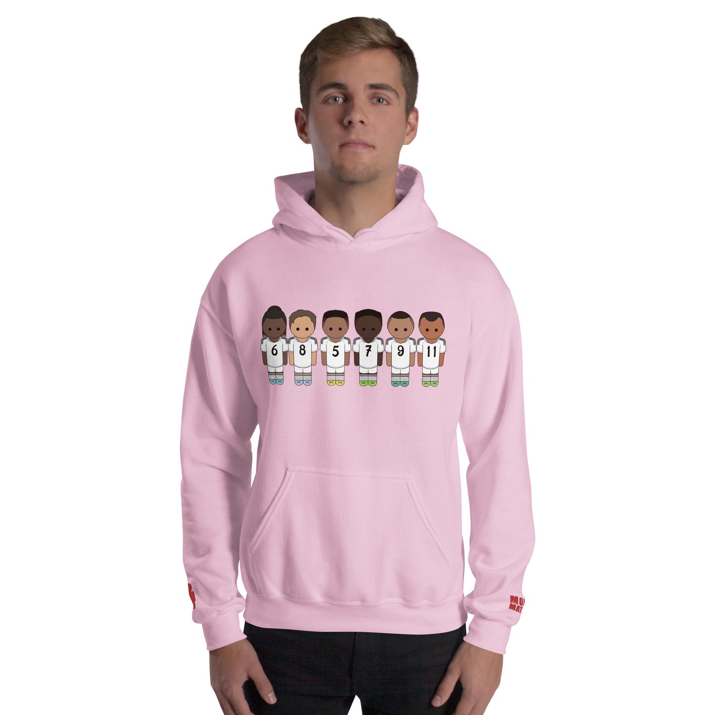 Real Madrid Vini-Camavinga-Fede-Jude-Rodrygo-Mbappe Unisex Hoodie