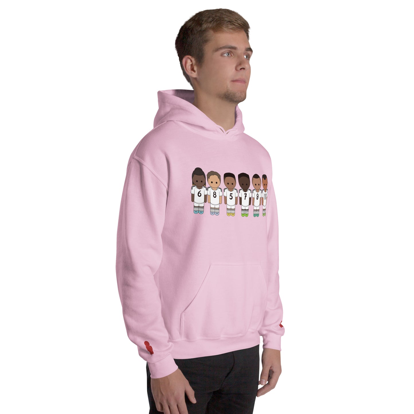 Real Madrid Vini-Camavinga-Fede-Jude-Rodrygo-Mbappe Unisex Hoodie