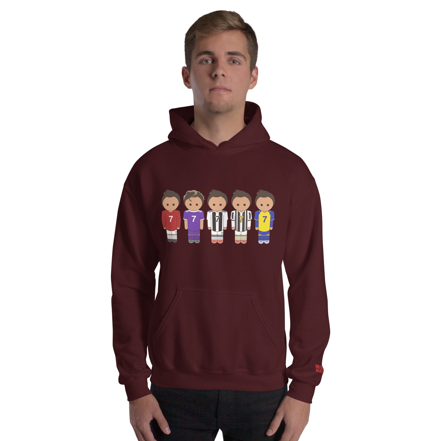 Ronaldo United-Real Madrid-Juventus-Al Nassr Unisex Hoodie