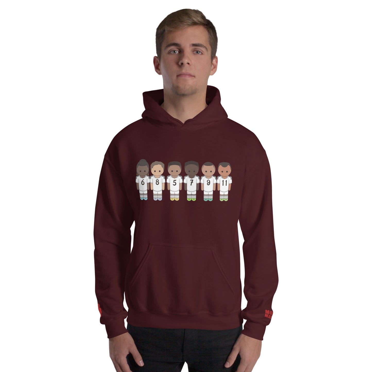 Real Madrid Vini-Camavinga-Fede-Jude-Rodrygo-Mbappe Unisex Hoodie